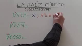 Raíz cúbica de 0, 1, 8, 27, 64, 125, 216, 343, 512, 729 y 1000. ¡ descubre el error !