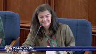 Public Hearing - Speaker Therese M. Terlaje - July 26, 2024 11AM