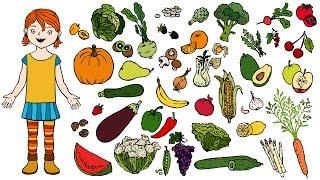 Obst oder Gemüse? | Deutsch lernen für Kinder