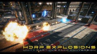 Explosions Unity Particle Pack Converted To HDRP - download in description free VFX asset store