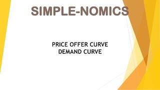Price Offer Curves|Derivation of Demand Curve|Hinglish|Simple-Nomics