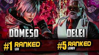 Tekken 8 - Dome50hbk (#1 Leo) Vs Delei (#5 Leroy) - Online Rank