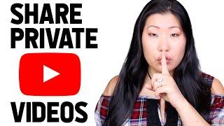 How to share a private YouTube video in YouTube Creator Studio