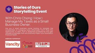 V2RF Storytelling with Chris Chong | How to manage taxes as a small business owner