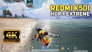 Redmi K50i HDR + Extreme Gameplay | Redmi K50i 90 FPS | Redmi K50i BGMI Gameplay