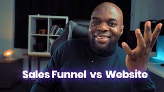 Sales funnels vs Website  - Which is better?