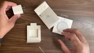 iPhone 12 MagSafe Charger and Unboxing