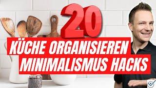 20 #minimalism kitchen organizer hacks