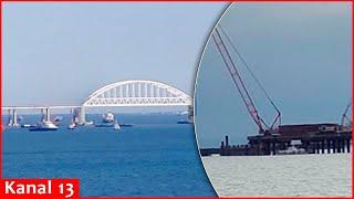 Defense towers are being placed on Crimean bridge: Russia prepares for  Ukrainian attack in Crimea