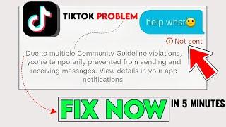 Tiktok message not sending & receiving problem (FIX IN 5 MINUTES)