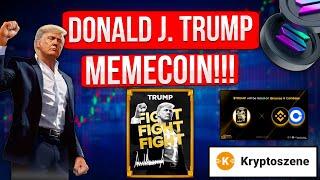 Donald J. Trump launched eigenen Meme Coin und öffnet Tür für neue Investoren! Wall Street Pepe l