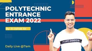 Polytechnic Entrance Exam 2022 Important LIVE class