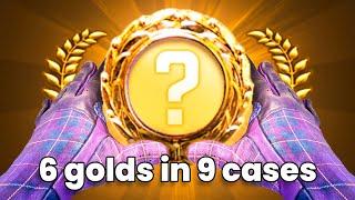 I Unboxed 6 Golds in 9 Cases