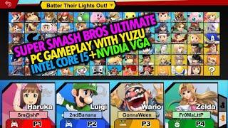 super smash brosh ultimate  | Very Smooth PC Gameplay | Yuzu Emulator 2022