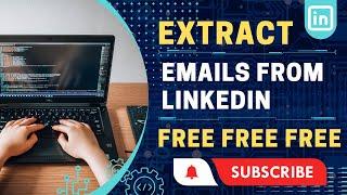 How To Extract Emails From Linkedin | Lead Generation | Free Email Extractor Chrome Extension