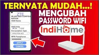 Cara Terbaru Merubah Password Wifi Indihome | Mengganti Kata Sandi Wifi Indihome ZTE Dari HP