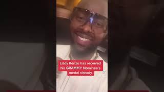 @EddyKenzo received his #grammyawards  medal  #hiskulvibes #commericals #nation