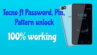 Tecno f1 hardreset || password unlock Remove pattern