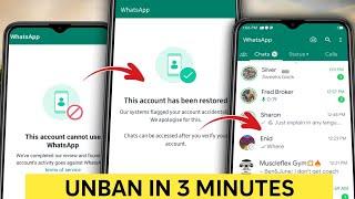 Fix This account cannot use WhatsApp 2024 | This account is not allowed to use WhatsApp due to spam