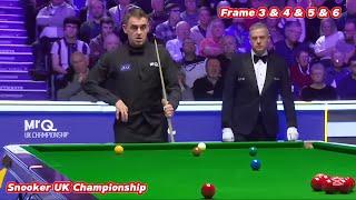 Snooker UK Championship Ronnie O’Sullivan VS Anthony McGill ( Frame 3 & 4 & 5 & 6 )