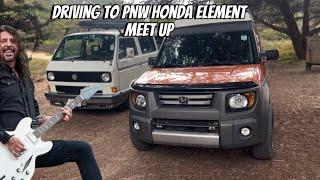 Going to PNW Honda Element Meet up with @HerbsElement , Friends & Foo Fighters concert