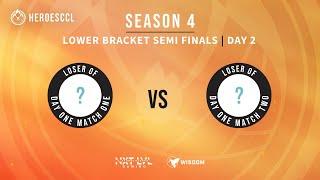 HeroesCCL Season 4 | Loser of D1M1 vs Loser of D1M2 | Playoffs Day 2 Match 4 | HoTS Esports