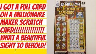 Full scratch card winner on Millionaire Maker, I am lost for words as it's my biggest win this year!