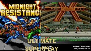 Midnight Resistance Longplay - Retro Arcade Classic | 90s Gaming Memories & Sega Action!