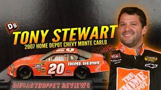 2007 TONY STEWART HOME DEPOT CHEVROLET MONTE CARLO DIECASTBUFFET REVIEWS NASCAR DIECAST 1/64