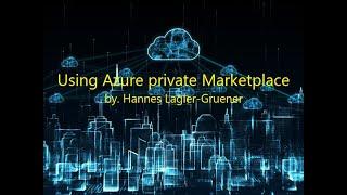 1 Use Azure private Marketplace