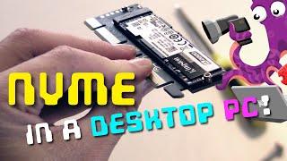  How to install an NVMe SSD in an old desktop PC with a PCIe slot adaptor