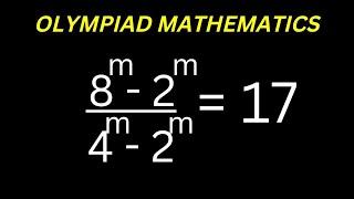 Math Olympiad Challenge | You Should Learn This Fast Trick!!!