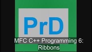 MFC C++ Programming 6: Ribbon