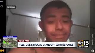 Teenager live streams standoff with MCSO deputies