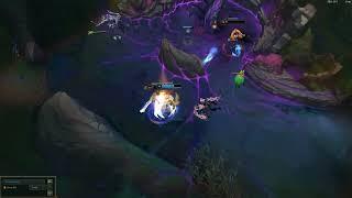 Ezreal 1v5 PENTA + BARON STEAL VS 5 GRANDMASTER TEAM