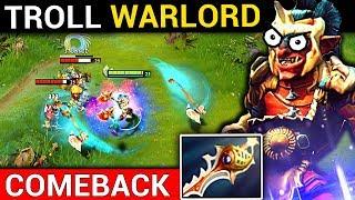 EPIC TROLL WARLORD MEGA CREEPS COMEBACK - PATCH 7.10 DOTA 2 NEW META GAMEPLAY #50 (BEST COMEBACK)