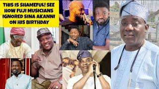 SHAMEFUL! How Fuji musicians ignored Aare Sina Akanni Scorpido on his birthday