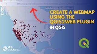 Create a Webmap using the QGIS2web Plugin in QGIS