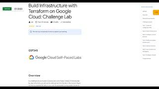 Qwiklabs | Build a Infrastructure with Terraform on Google Cloud: Challenge Lab [GSP345]