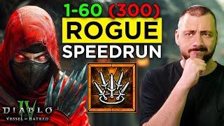 Season 6 Rogue Speedrun - Spin 2 Win Fan of Knives - Diablo 4 Vessel of Hatred