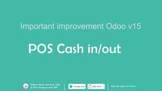 Odoo 15 POS : Cash in/out management