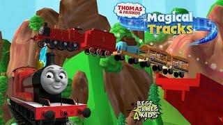 JAMES JUMP over the broken bridge! | Thomas & Friends: Magical Tracks - Kids Train Set