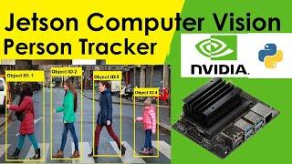 Ep6 Tracking Persons & assigning unique Ids | Jetson Computer Vision | Jetson Nano | Python