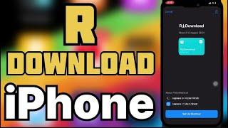 r download setup iPhone ॥ r download shortcut ॥ how to setup r download shortcut