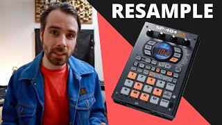 Resampling Full Tracks on the SP404 | Degrade your mixes