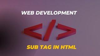 29-subscript tag in html