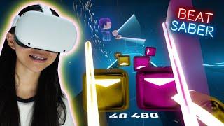 Beat Saber Battle in VR!