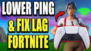 How to LOWER PING & FIX LAG in Fortnite on PS5 (Best Method)