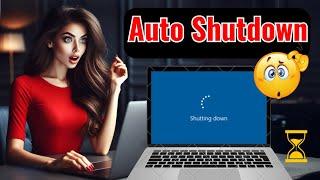 How to Set PC Auto shutdown timer in Windows 10 | Windows tutorial