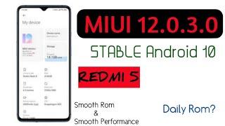 MIUI 12 EU V12.0.3.0 Stable | Redmi 5 | Finally Best for Daily Use? Gaming BGMI Test